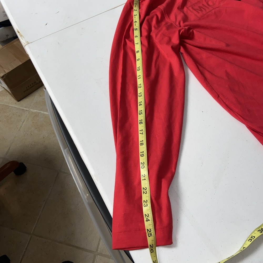 Michael Kors mens hoodie XL Red Light Weight - Picture 5 of 8